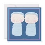 Double the Joy!  Twin Boy Shower Invitation