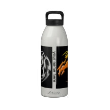 Double Tribal horsehead water bottle