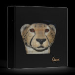 DOUBLE TROUBLE.. 3 RING BINDR WITH TO BIG CATS binders