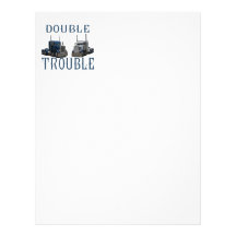 Double Trouble Customized Letterhead