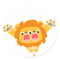 Double Trouble cute cartoon lion sticker by Lioness_Graphics Double Trouble cute cartoon lion sticker