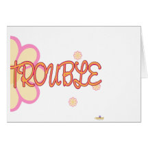 Double Trouble Orange Pink Flowers Part 2 Cards
