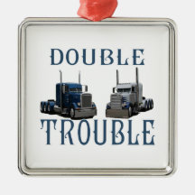 Double Trouble Ornaments