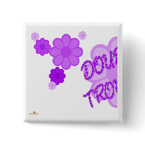Double Trouble Purple Flowers Part 1 buttons