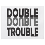DOUBLE TROUBLE T-SHIRTS AND GIFTS CUSTOM FLYER