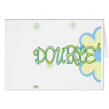 Double Trouble Yellow Blue Flowers Part 1 Cards