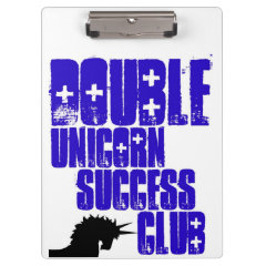 Double Unicorn Success Club clipboard