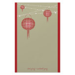 Double Xi Lantern Fairy Lights Wedding Stationery