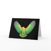 Double Yellow Headed Amazon Greeting Card