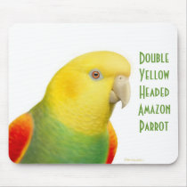 Double Yellow Headed Amazon Mousepad