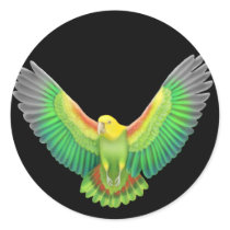 Double Yellow Headed Amazon Sticker