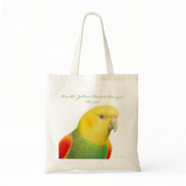 Double Yellow Headed Amazon Tote Bag by twopurringcats Double Yellow Headed Amazon Tote Bag