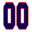 DOUBLE ZERO BLUE & RED t-shirts
