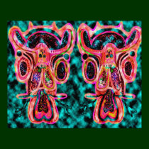 DOUBLEBULL : Double Bulls on Claud9 posters by doonagiri DOUBLEBULL : Double Bulls on Claud9 posters