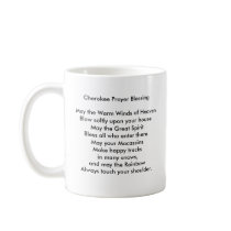 DoubleFeather Cherokee Prayer Blessing Coffee Mugs
