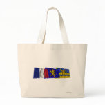 Doubs, Franche-Comté & France flags bags
