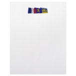 Doubs, Franche-Comté &amp; France flags Letterhead