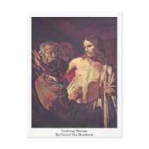Doubting Thomas By Gerard Van Honthorst Postcards