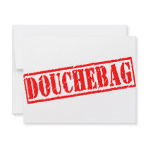 Douchebag Personalized Invitations