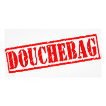 Douchebag photo cards