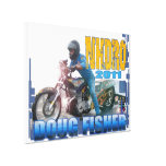 Doug Fisher NHDRO motorcycle drag racing Canvas canvas prints