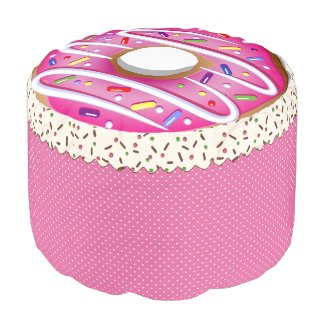 Doughnut Pouf Round Pouf