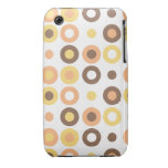 Doughnut Retro Patterned Cover, White casemate cases
