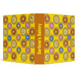Doughnuts Designed 3-Ring Binder