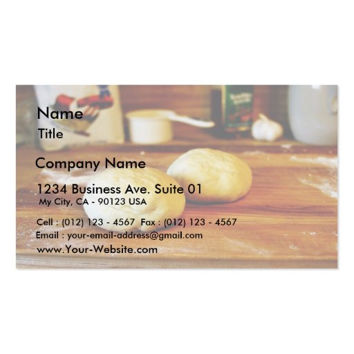 Doughs For Pizza Business Cards