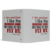 Douglas Adams Deadlines Quote Vinyl Binders