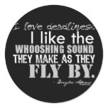 Douglas Adams Deadlines Quote Sticker