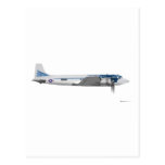 Douglas C-54 Presidential Transport Postcards