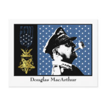 Douglas MacArthur - Medal of Honor Winner postcards
