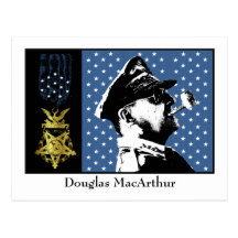 Douglas MacArthur - Medal of Honor Winner Post Card