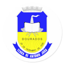 Dourados Mato Grossodo Sul, Brazil stickers by bestflag Dourados Mato Grossodo Sul, Brazil stickers