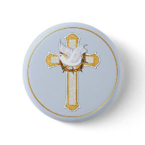 Dove and Cross Buttons