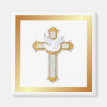Dove and Cross Fridge Magnets
