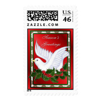 Dove and Holly postage