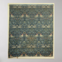 Dove and Rose' fabric design, c.1879 Print