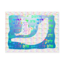 Dove and Shofar Postcard