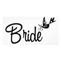 Dove & Bride photo cards by WeddingWorks Dove & Bride photo cards