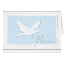 Dove Christian Religious Easter Greeting Card
