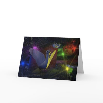 Dove, Christmas Tree Card by rclord