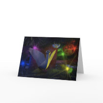 Dove, Christmas Tree Card