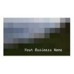 Dove Grey, Slate, Black Abstract Business Card