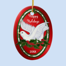 Dove & Holly Ornaments ornaments