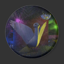 Dove in Christmas Tree Magnet