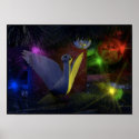 Dove in Christmas Tree Print