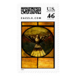 Dove in stained glass - February 2005