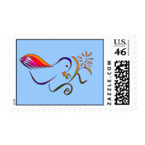 Dove N Flower stamps